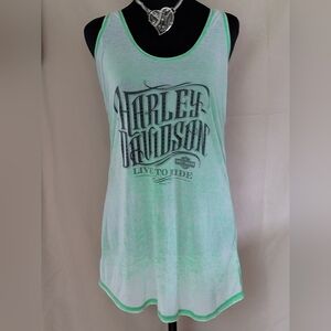 Harley-Davidson Mint Green Tank Top